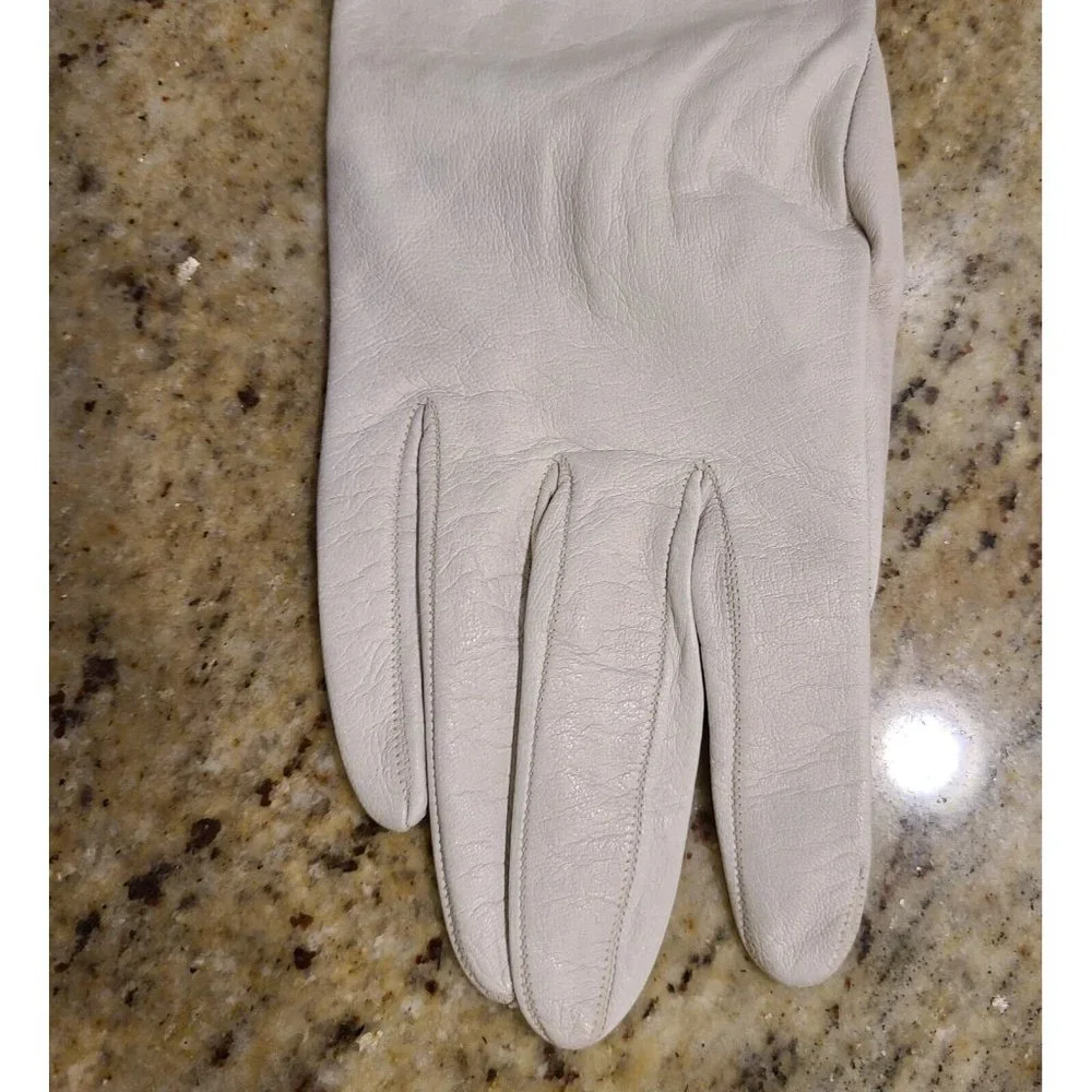 Single **Right Hand Only ** Gray Leather Silk Lined 12